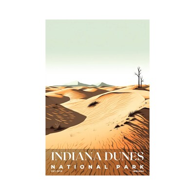 Indiana Dunes National Park Poster, Travel Art, Office Poster, Home Decor | S3 - image1